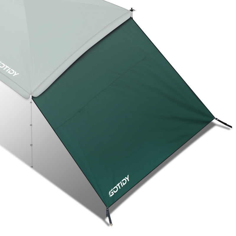 Load image into Gallery viewer, Green 210D Oxford tarp side sheet attached to tent