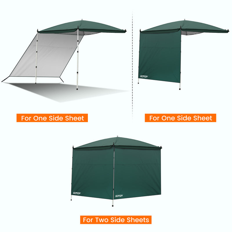 Load image into Gallery viewer, Single tarp sheet angled for outdoor coverage demonstration