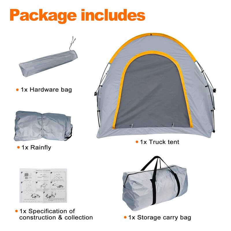 Load image into Gallery viewer, GOTIDY Pickup Truck Bed Camping Tent | 5-5.5ft Bed
