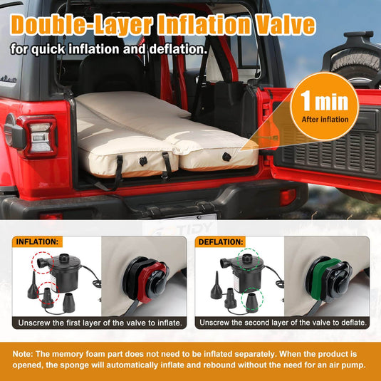 Easy to Inflate and Store