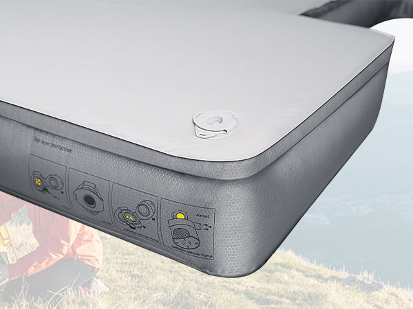 Load image into Gallery viewer, Truck Bed Air Mattress 5.5ft - 5.8ft, Top Layer Memory Foam