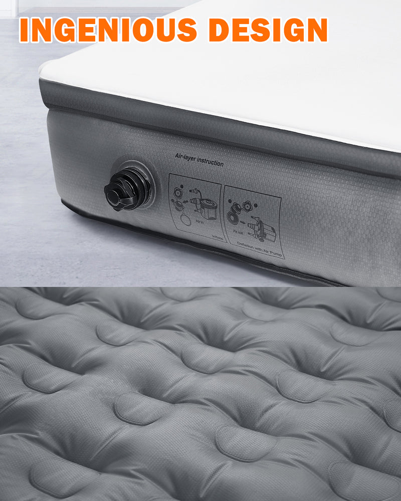 Load image into Gallery viewer, Truck Bed Air Mattress 5.5ft - 5.8ft, Top Layer Memory Foam