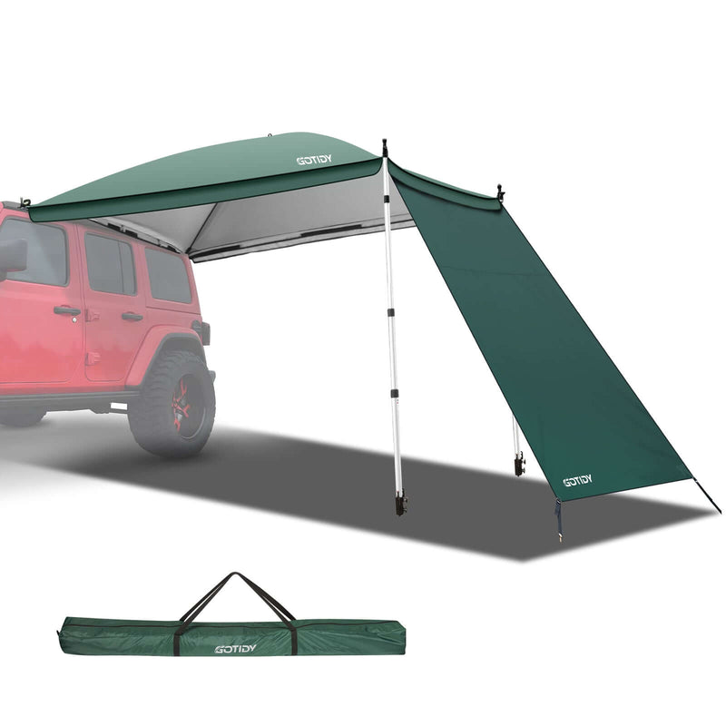 Load image into Gallery viewer, Car awning tent folded in carrying bag