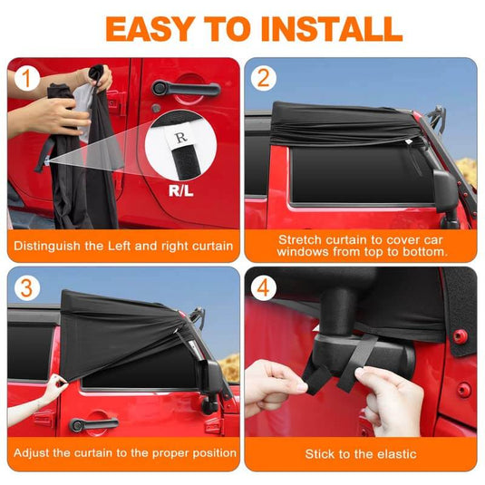 car window screens easy to install