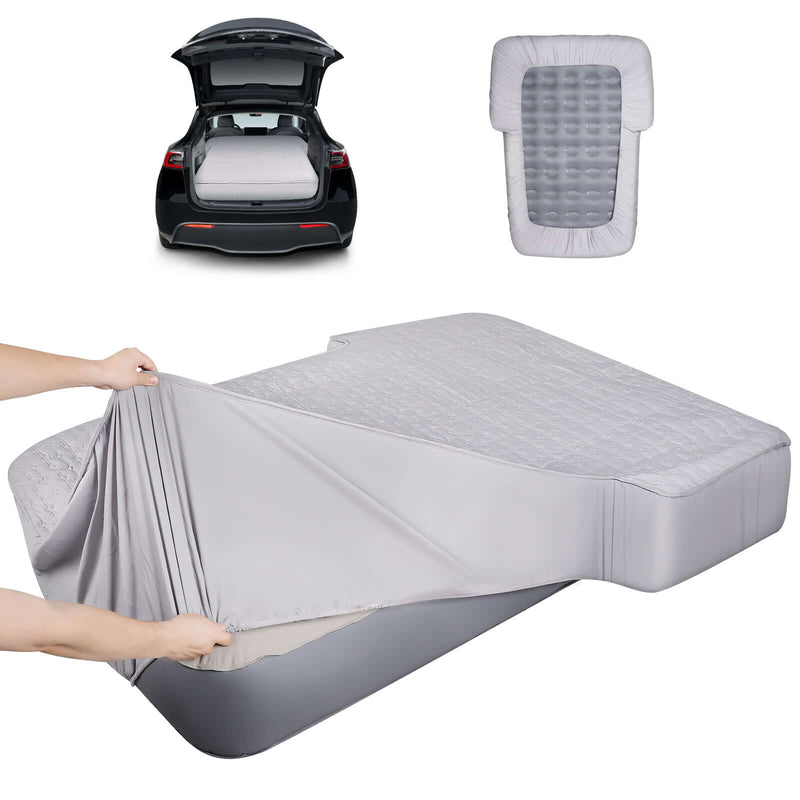Load image into Gallery viewer, Fitted Sheet for Air Mattress, Cotton-Lined Full, Ultra Soft TPU Waterproof Bed Sheets Fits