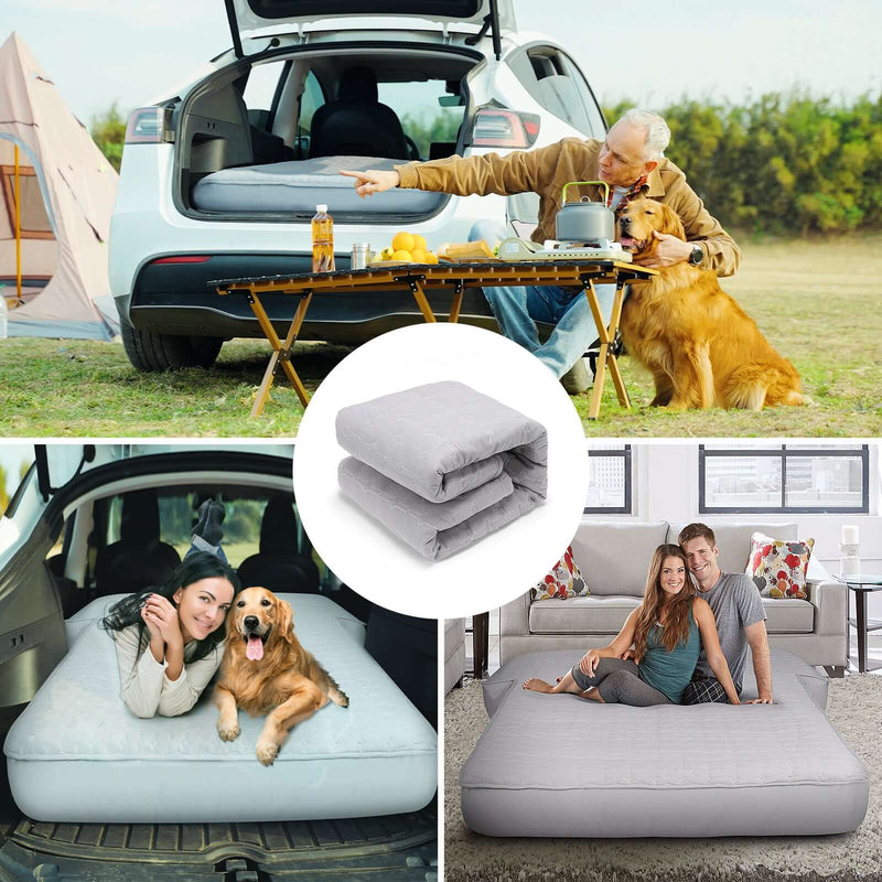 Load image into Gallery viewer, Fitted Sheet for Air Mattress, Cotton-Lined Full, Ultra Soft TPU Waterproof Bed Sheets Fits