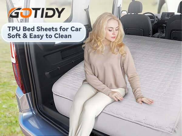 Load image into Gallery viewer, Fitted Sheet for Air Mattress, Cotton-Lined Full, Ultra Soft TPU Waterproof Bed Sheets Fits