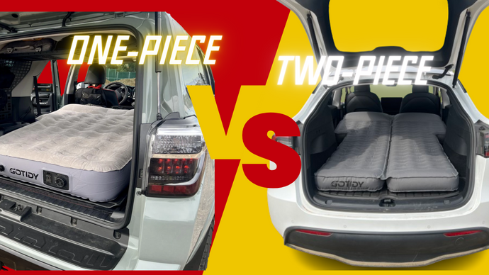 Car Air Mattresses: One-Piece vs. Two-Piece