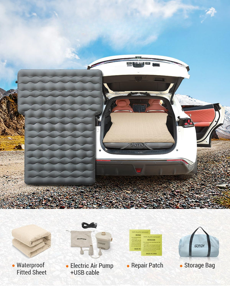 Load image into Gallery viewer, Subaru Air Mattress and Waterproof Fitted Sheet Camping Kit
