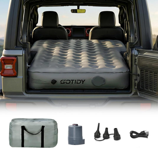 SUV Air Mattress for Jeep Wrangler, Bronco & Subaru Forester with Soft Fabric Surface