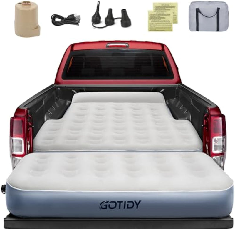 Load image into Gallery viewer, Tacoma 5ft Short Bed Air Mattress With Extension Modules

