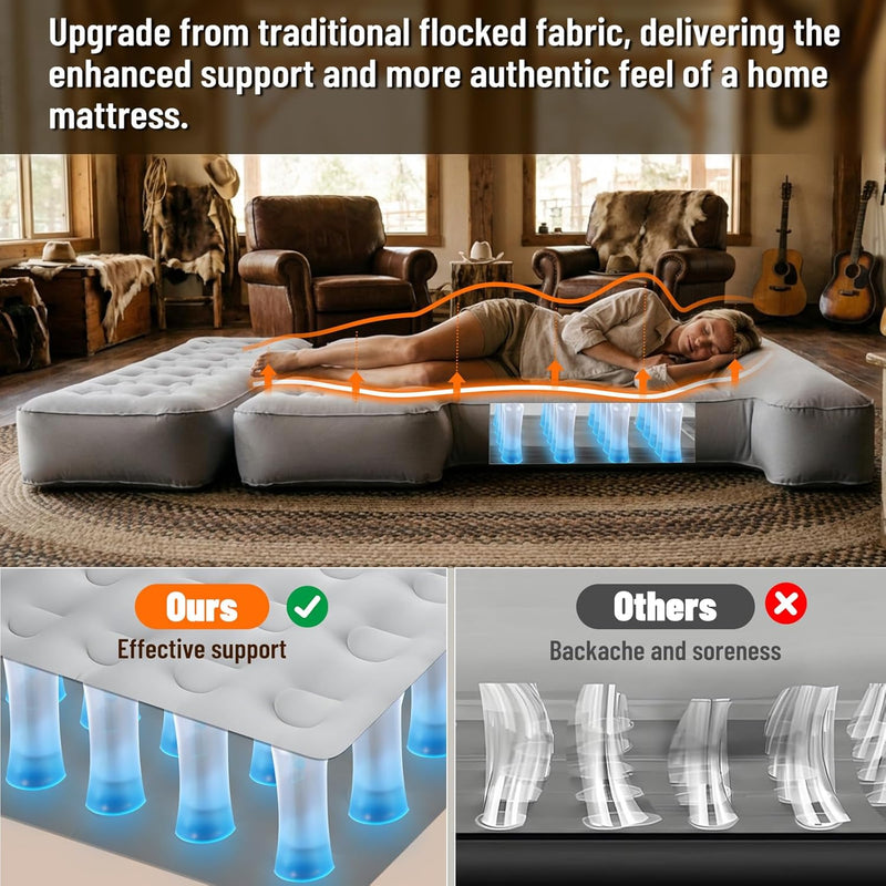Chargez l'image dans la visionneuse de la galerie, Supportive truck bed air mattress with air coil design
